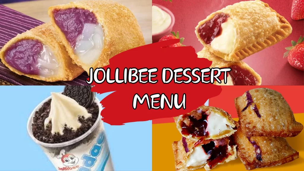 JOLLIBEE desserts menu