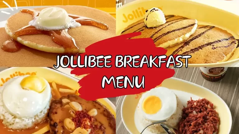 Jollibee Breakfast Menu Updated Prices for 2024 and Meal Hours