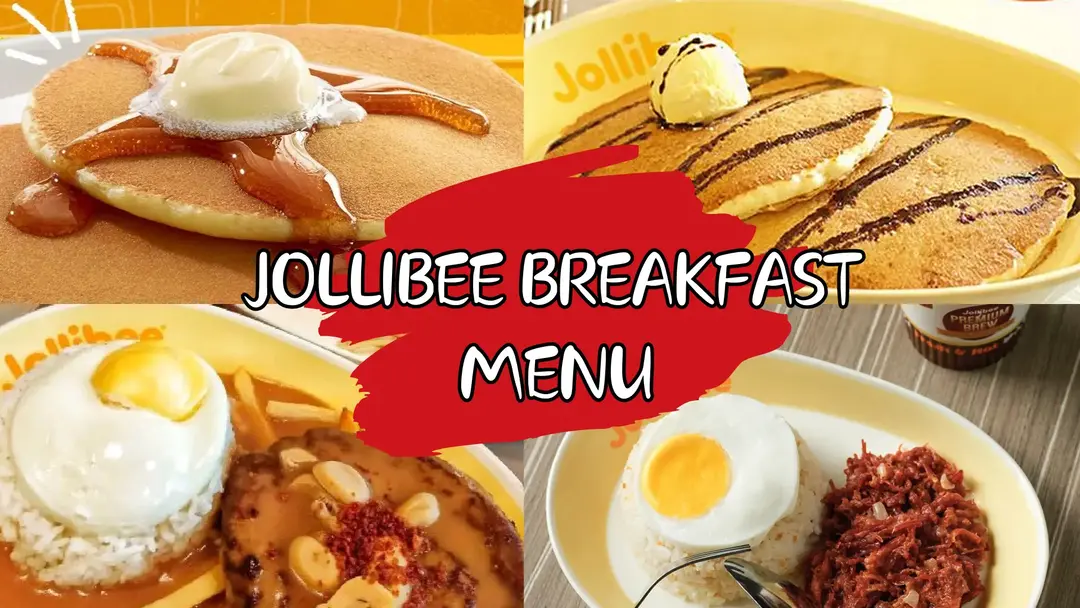 Jollibee breakfast Menu