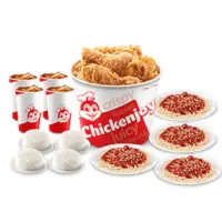 Chickenjoy w/ Jolly Spaghetti & Shanghai Super Meal