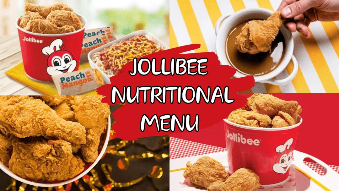JOLLIBEE nutritional menu
