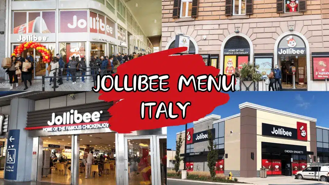 Jollibee Italy menu price
