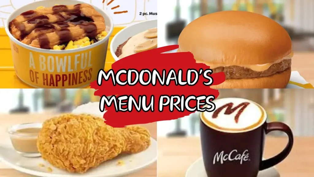 McDonald's Philippines menu